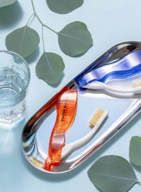 Doctor plotka-银离子双层刷毛细如发丝深层清洁预防蛀牙旅行牙刷