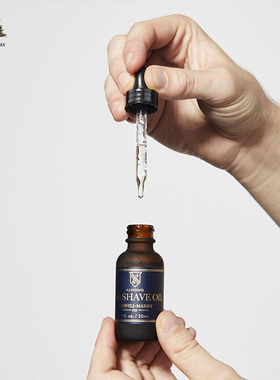 Caswell Massey-杏仁 软化胡须 润滑滋润顺畅剃须男士须前油 30ml