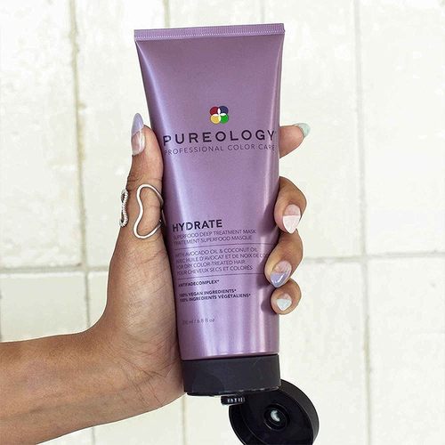 Pureology-Hydrate不含硅染后护色保湿柔顺修复超滋养发膜200ml