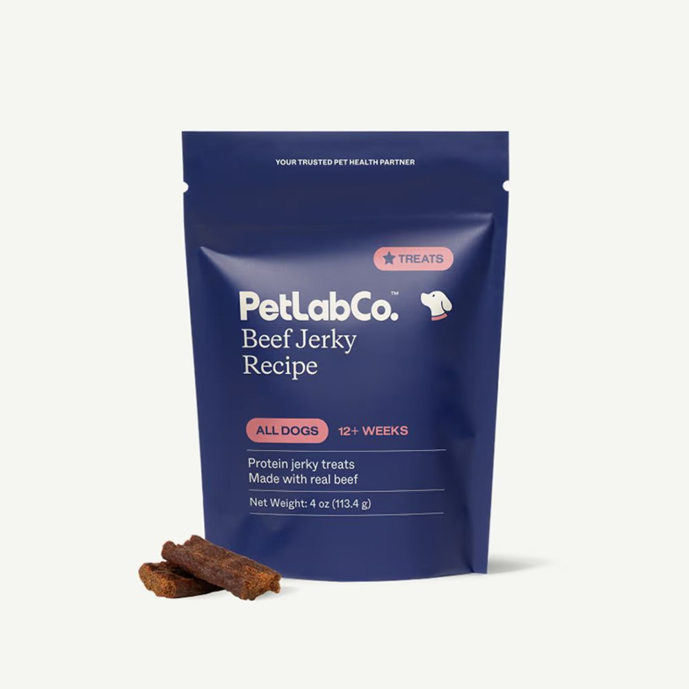 PetLabCo-纯正草饲牛肉制成富含蛋白质 无人工香料 牛肉干狗零食