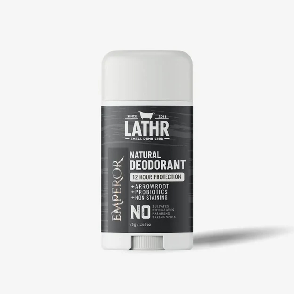 Lathr-Deodorant Emperor佛手柑黑醋栗苹果香抗菌吸汗 天然除臭棒