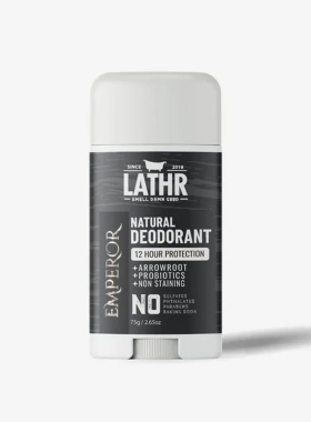 Lathr-Deodorant Emperor佛手柑黑醋栗苹果香抗菌吸汗 天然除臭棒