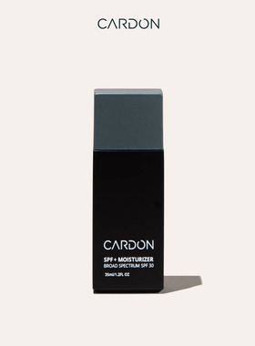 Cardon-广谱 SPF30 水基轻盈无油腻强效保湿提亮男士防晒乳霜35ml