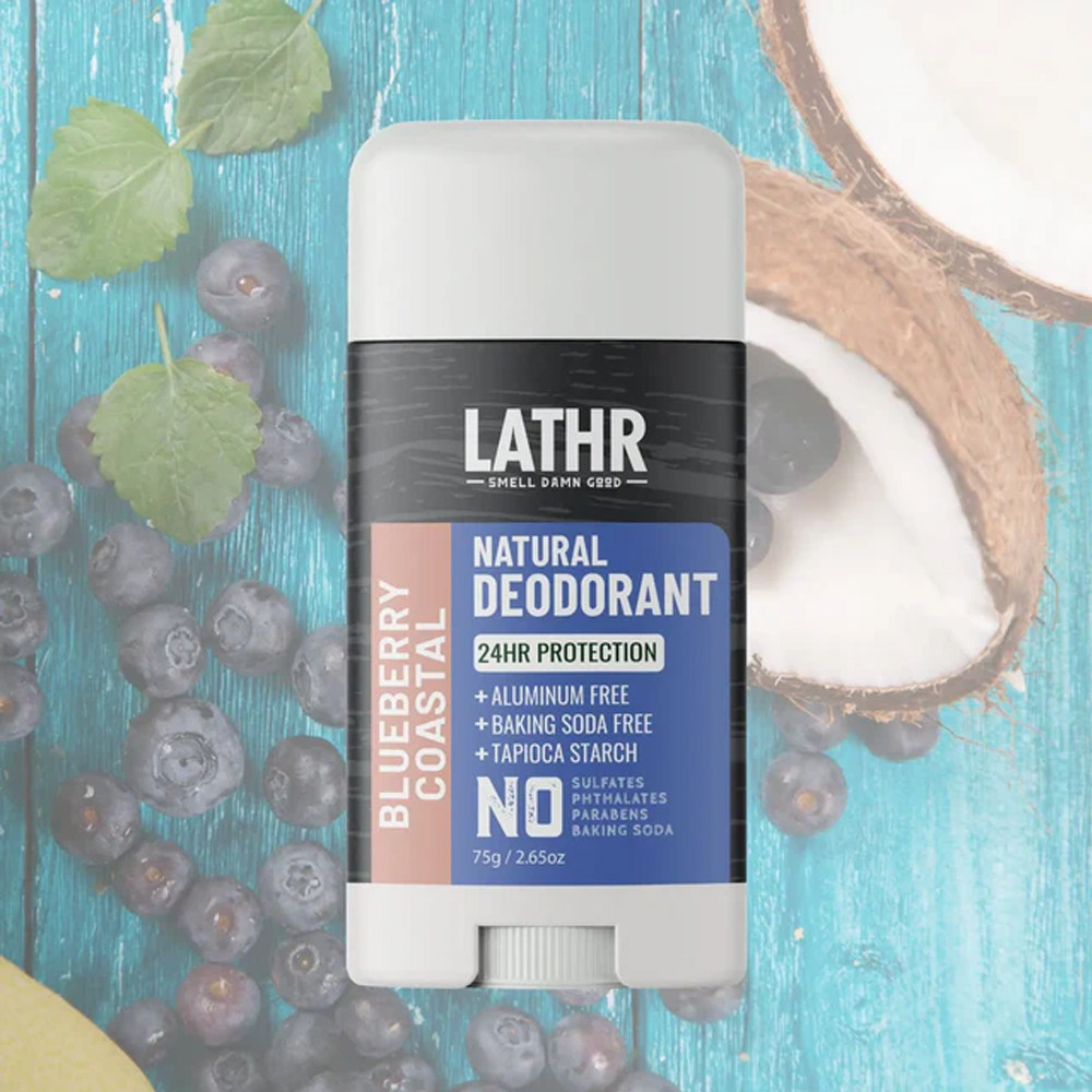 Lathr-Natural Deodorant Blueberry Coastal 蓝莓椰香清爽除臭棒