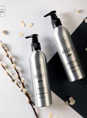 Scottish Fine Soaps-AU LAIT 清洁保湿滋养牛奶洗手液护手霜铝瓶