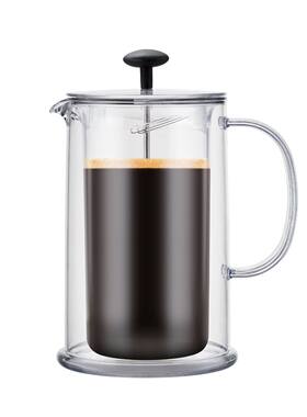 Bodum-波顿 THERMIA 手动咖啡机美式滤滴法压壶茶壶 欧洲产 8杯1L