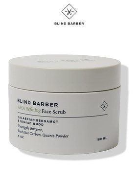 Blind barbe-薄荷活性炭清除堵塞毛孔油脂面部磨砂膏去角质洗面奶