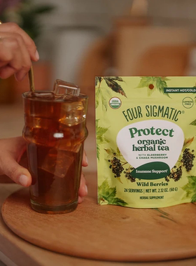 Four Sigmatic-白桦茸接骨木莓樱桃抗氧化增强免疫力草本茶24份