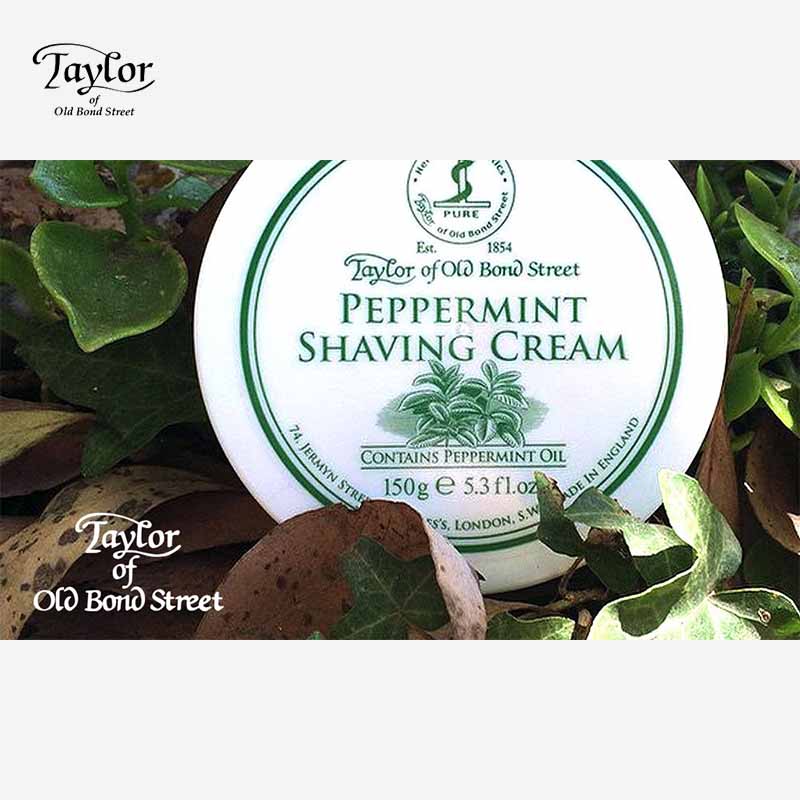 Taylor Of Old Bond Street-薄荷 Peppermint 男士泡沫剃须膏150g 美容护肤/美体/精油 男士剃须膏 原图主图