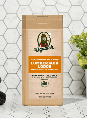 Dr. Squatch-Lumberjack Lodge枫木香保湿配方天然滋养男士沐浴露
