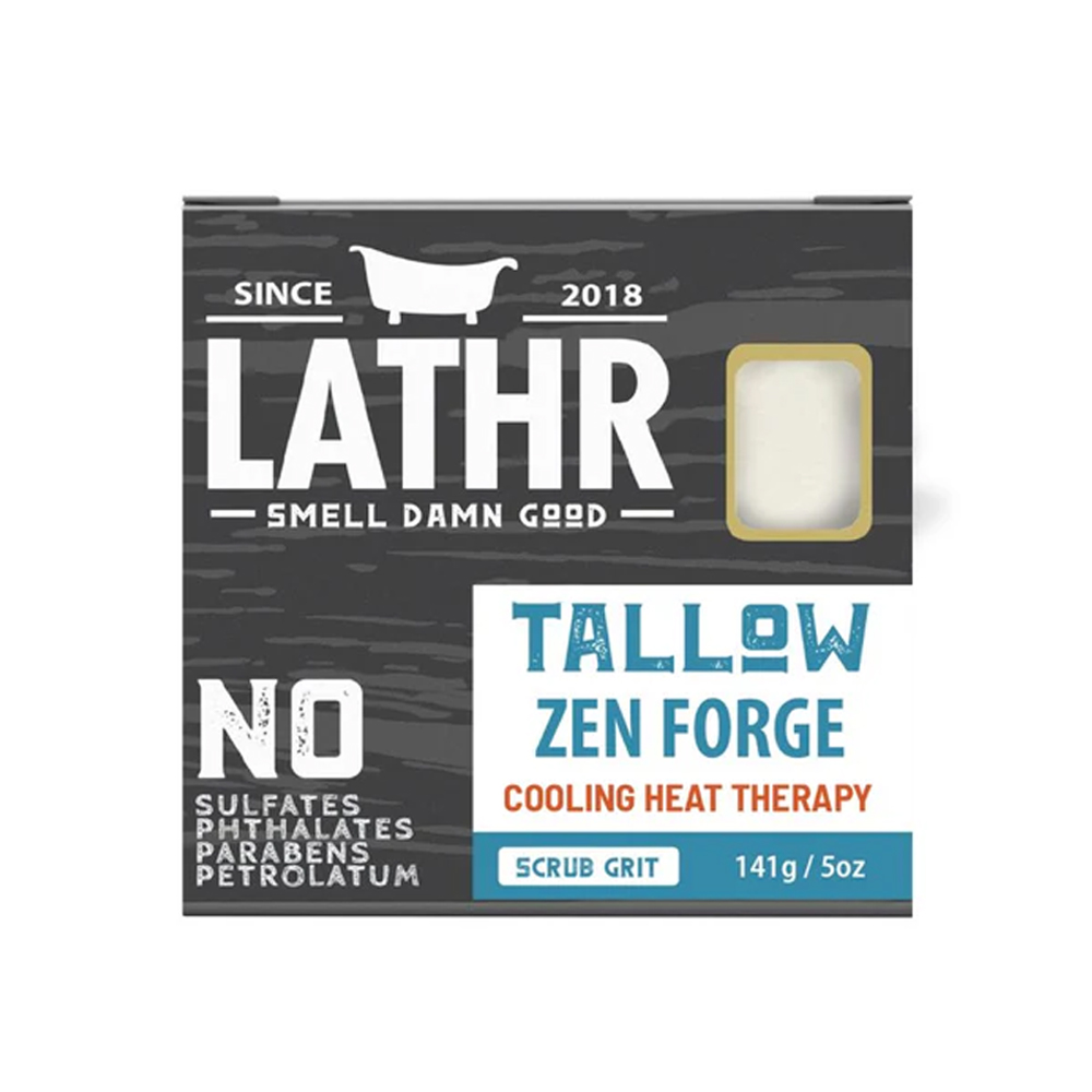 Lathr-Tallow Zen Forge除死皮缓解紧张清凉舒爽含纯天然精油香皂