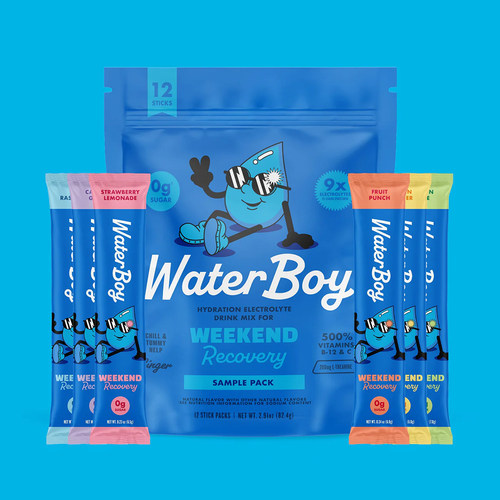 Water Boy-Weekend Recovery缓解恶心饥饿疲劳无糖补水 电解质粉