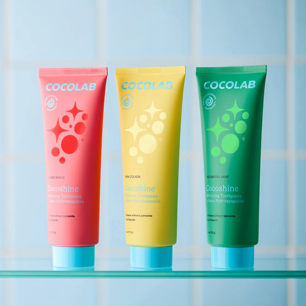 Cocolab-含3%纳米羟基磷灰石芦荟小苏打温和除污渍呵护 亮白牙膏