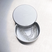 Zima 护齿器牙套保护盒 金属采用滑动盖紫外线UV消毒 Dental 时尚