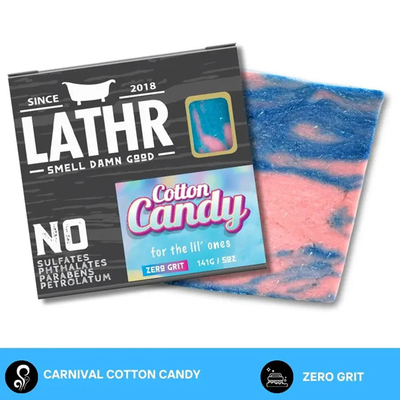 Lathr-Cotton Candy Soap Bar 散发棉花糖香气适合成人儿童身体皂