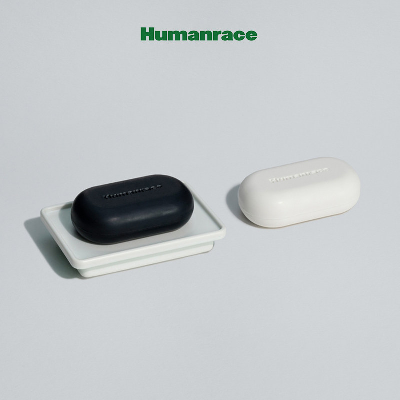 Humanrace-赋活白泥活力木炭无皂碱清洁去角质保湿男女沐浴身体皂