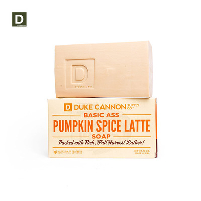 Duke Cannon-限量版圣诞节南瓜香料拿铁深层清洁男士香皂沐浴皂