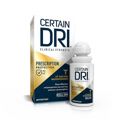 Certain Dri-美国超强效72小时抑制汗水男女多汗症止汗除臭滚珠