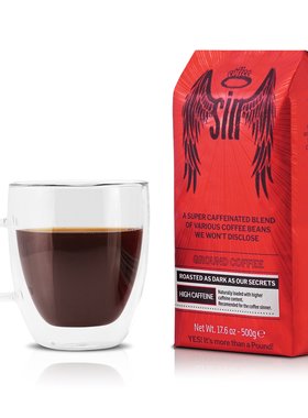 SIN-优质浓郁重口学习考试非速溶 高咖啡因深度烘焙咖啡粉 500g