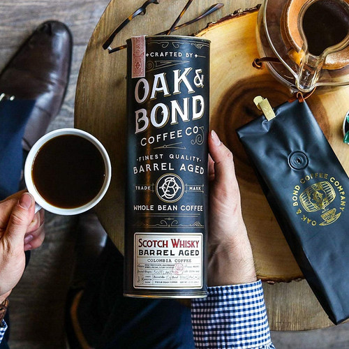 Oak&Bond-波本桶陈酿 苏格兰威士忌黑麦威士忌中度烘焙新鲜咖啡豆