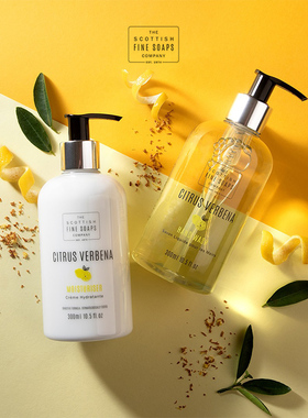Scottish Fine Soaps-柑橘马鞭草 moisiuriser洗手液护手霜套装