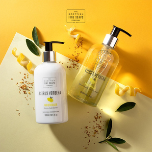 Scottish Fine Soaps-柑橘马鞭草 moisiuriser洗手液护手霜套装
