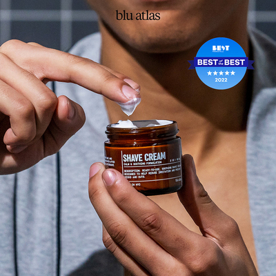 BluAtlas镇静舒缓无泡沫剃须膏