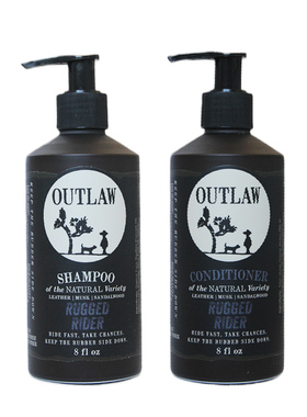 Outlaw Soaps-坚韧的骑士 天然温和清洁头皮滋养男士洗发水护发素