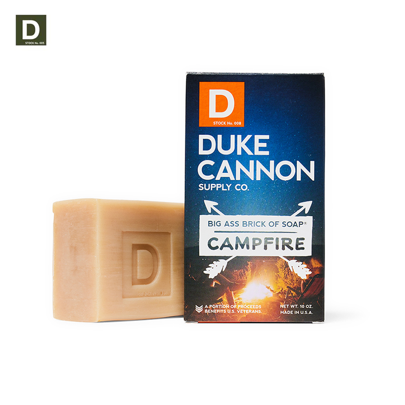 沐浴皂DukeCannon燃烧的篝火