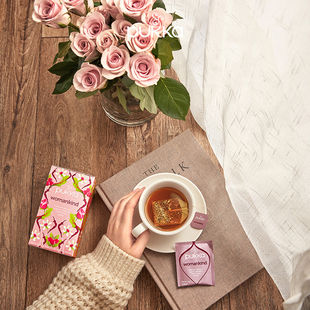 Pukka-普卡洋甘菊玫瑰蔓香草 舒缓经期不适暖宫女士花草茶 20袋