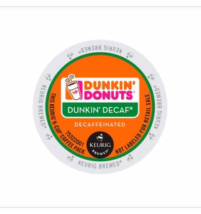 Dunkin' Donuts-Dunkin' Decaf 无咖啡因 K-Cup胶囊咖啡 22杯