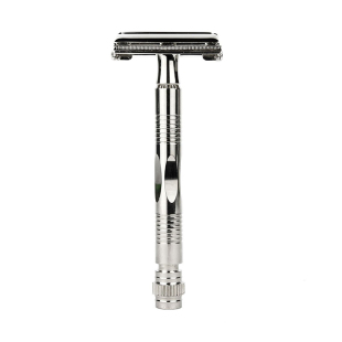 Parker-美国帕克 95R 现代低调 蝶式 抛光镀镍双刃安全剃须刀