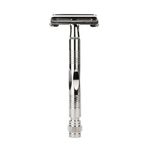 Parker-美国帕克 95R 现代低调 蝶式 抛光镀镍双刃安全剃须刀