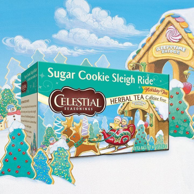 Celestial-喜乐 Sugar Cookie撒糖屑曲奇饼干无咖啡因花草茶 6盒