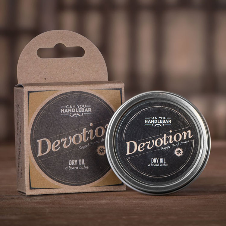 Can You Handlebar-Dry Oil 日常 固体胡须油男士胡须膏 45g