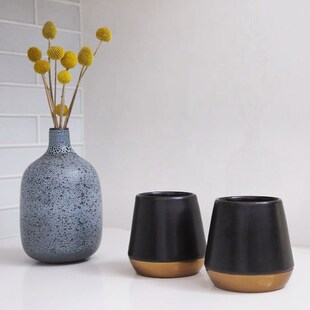 FELLOW-Joey 真空镀膜双层陶瓷不锈钢底 隔热咖啡杯 马克杯 237ml