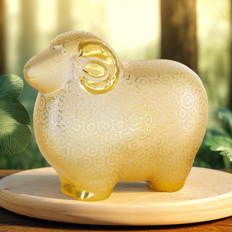 金萌羊存钱罐特大号可爱陶瓷储钱罐生肖羊年礼品结婚庆摆件储蓄罐