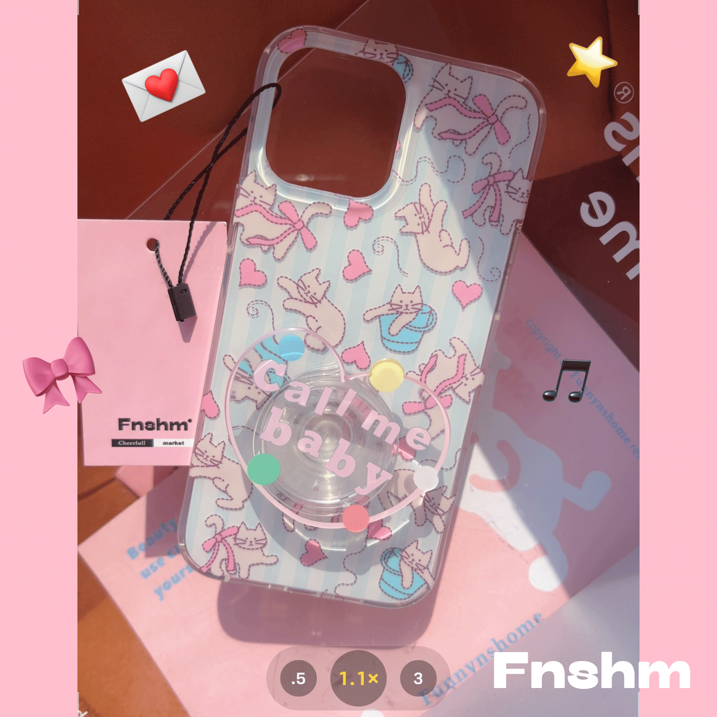 双面imdtpu软壳满减猫咪苹果