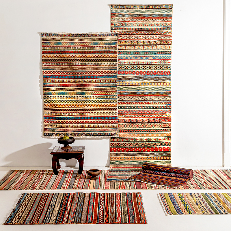 客厅欧美羊毛进口手工无胶地毯