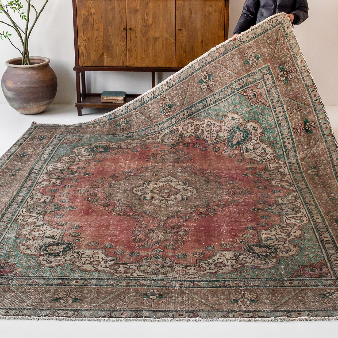 视觉味道 伊朗进口手工羊毛地毯客厅进口高端欧美式波斯801207,居家布艺,地毯,淘宝优惠券,粉丝福利购,淘宝优惠卷