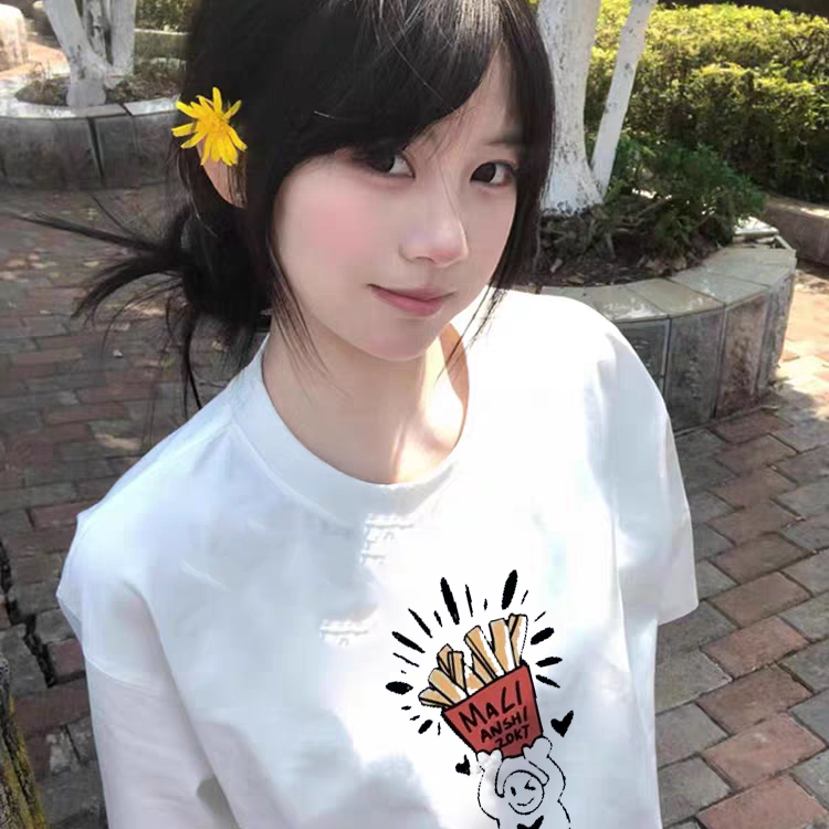 【100%纯棉】短袖设计感小众男女