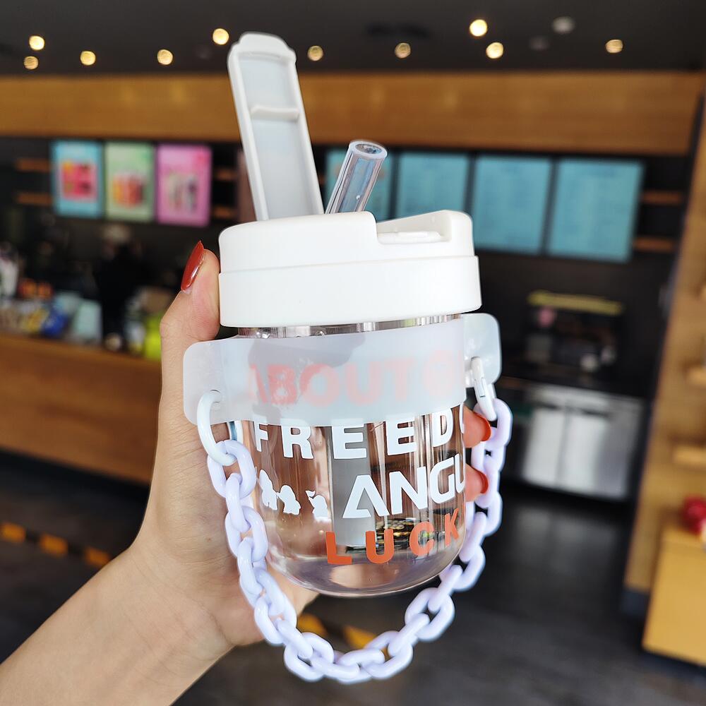 网红简约高级感吸管杯硅胶吸嘴