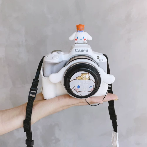 Canon, камера, защитный чехол, белые милые аксессуары, модель R50, модель R50