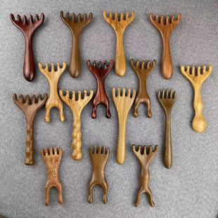 鹿角六爪家用款头部按摩器小耙子头皮经络梳头疗疏通刮痧挠头抓头