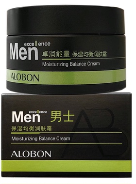 ALOBON 雅邦卓越能量男士 保湿平衡润肤霜50g保湿补水 持久调理