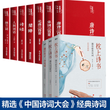 全套10册 枕上诗书+古诗词大全人间词话王国维唐诗三百首宋词元曲三百首正版全集诗经楚辞纳兰词原著李白杜甫李清照诗词鉴赏