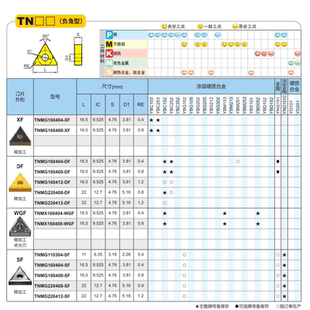 株洲数控车刀片 SNMG150616-TG2 YBC252 原装正品