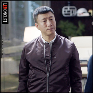 2025秋新款扫黑风暴李成阳孙红雷同款商务休闲夹克韩版短外套男潮