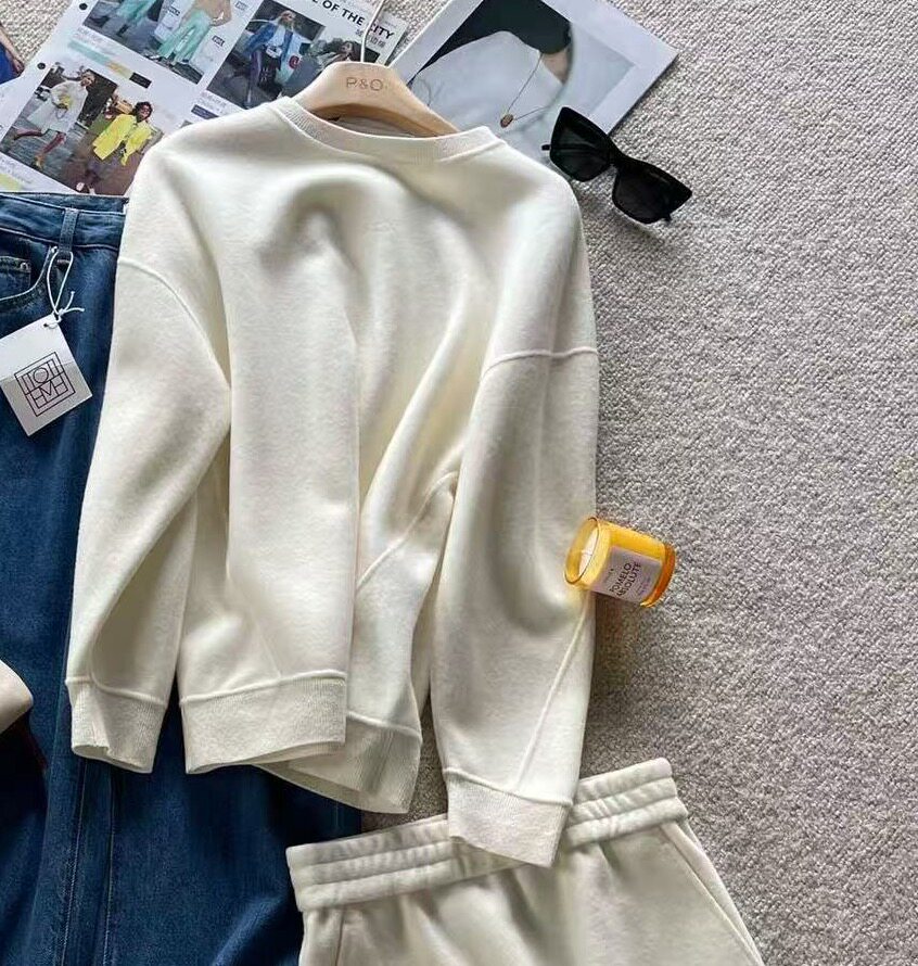 羊绒羊毛混纺卫衣卫衣/绒衫