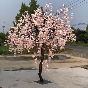 仿真大型绢花酒店装饰樱花树